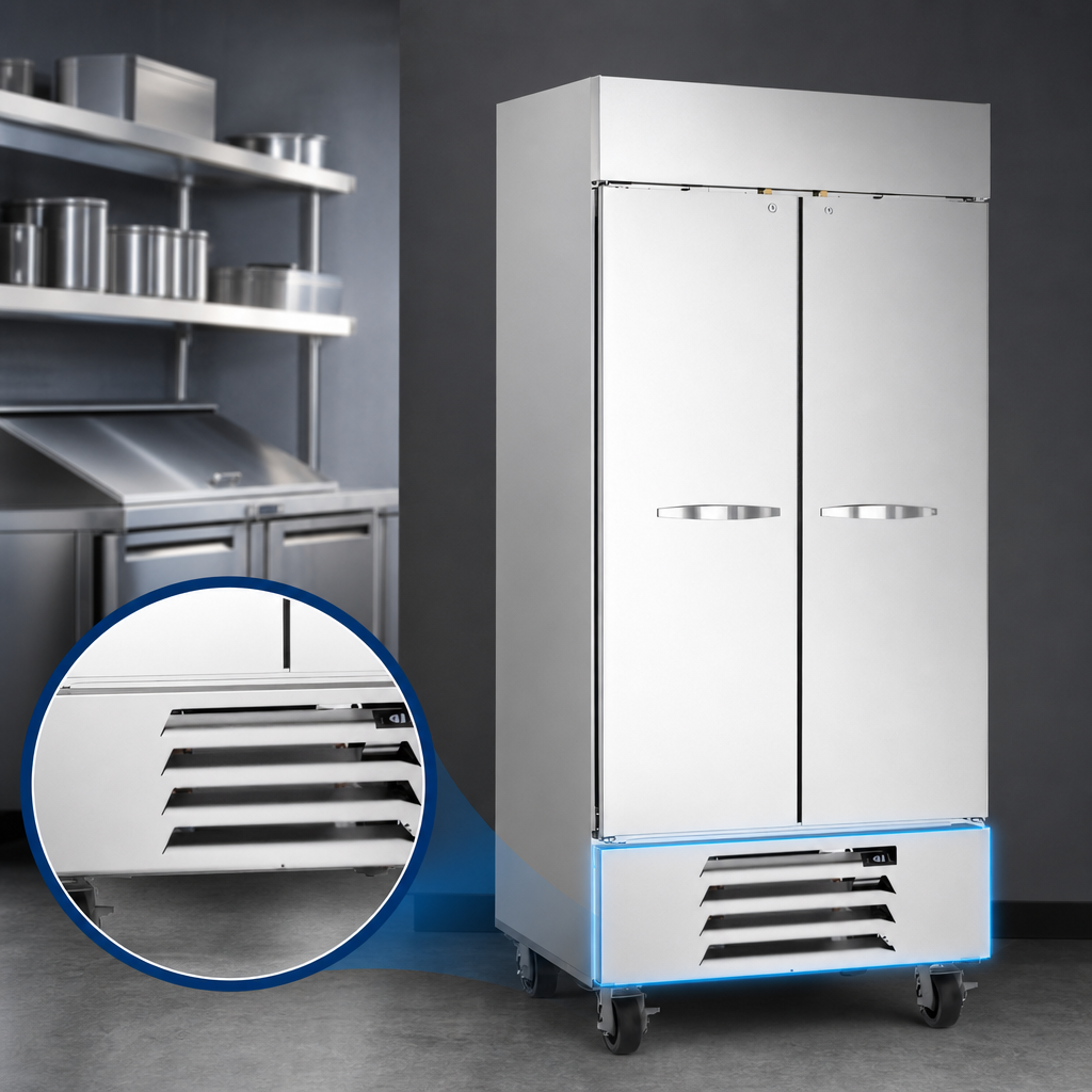 Bottom-Mounted Self-Contained Refrigeration