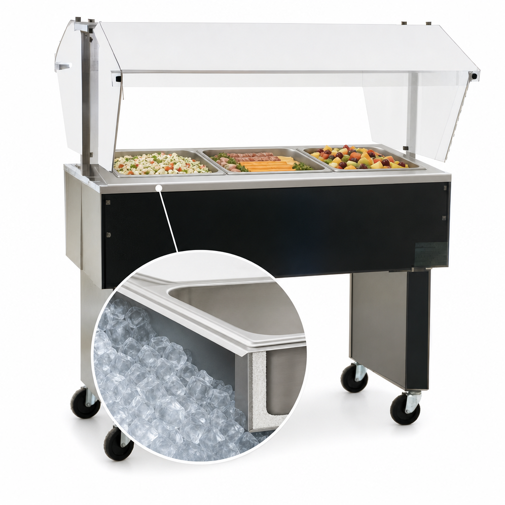 Ice-Cooled Insulated Pan