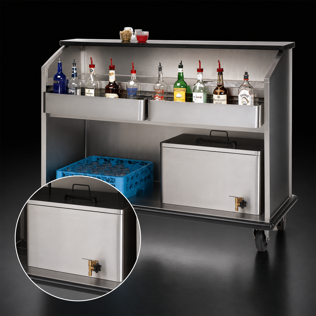 Insulated Integral Ice Bin