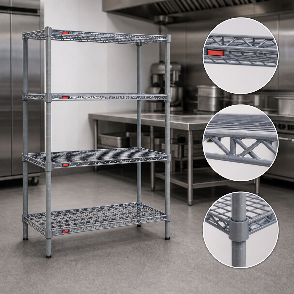 Patented QuadTruss Shelves