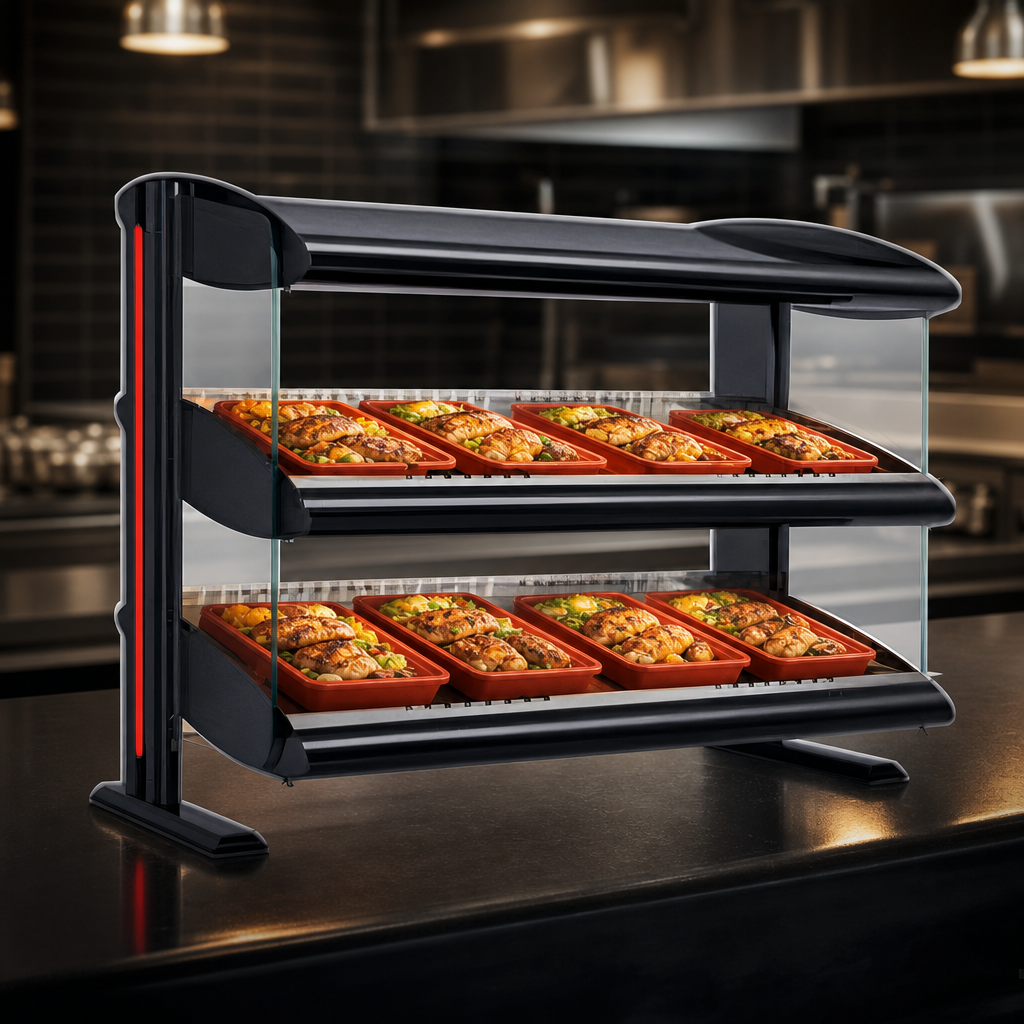 Dual Slant Shelf Design