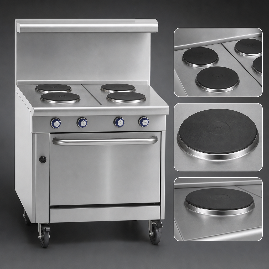 Four Sealed Round Plate Elements