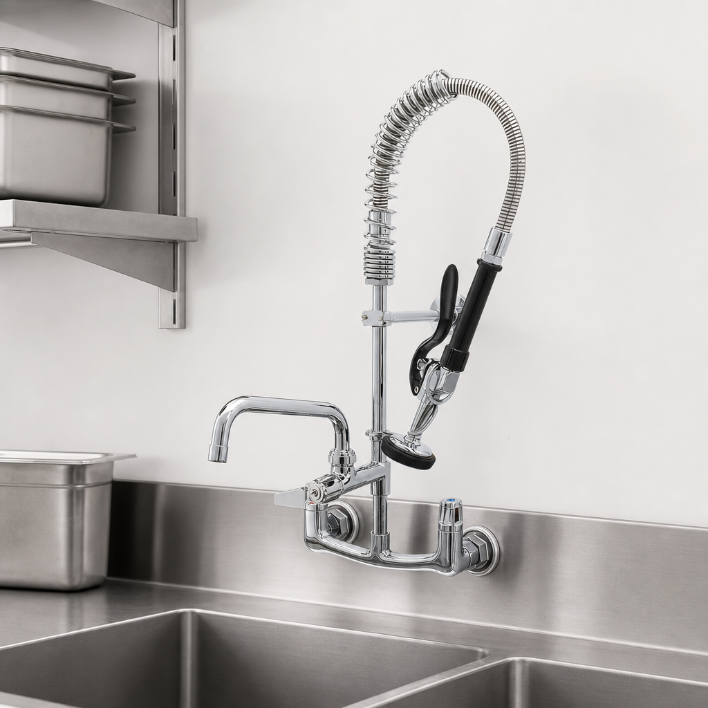 Wall-Mount Mixing Faucet
