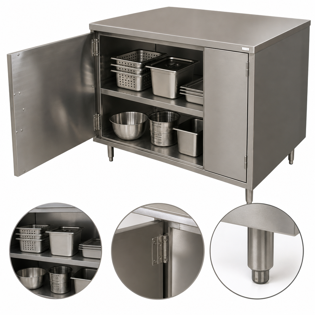 Cabinet Base with Hinged Doors