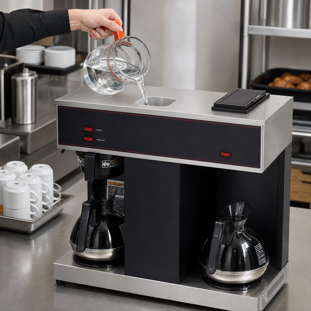 Manual Water Fill Pourover Operation