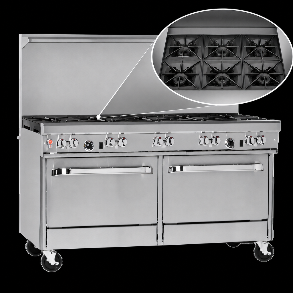 Six-Burner Top