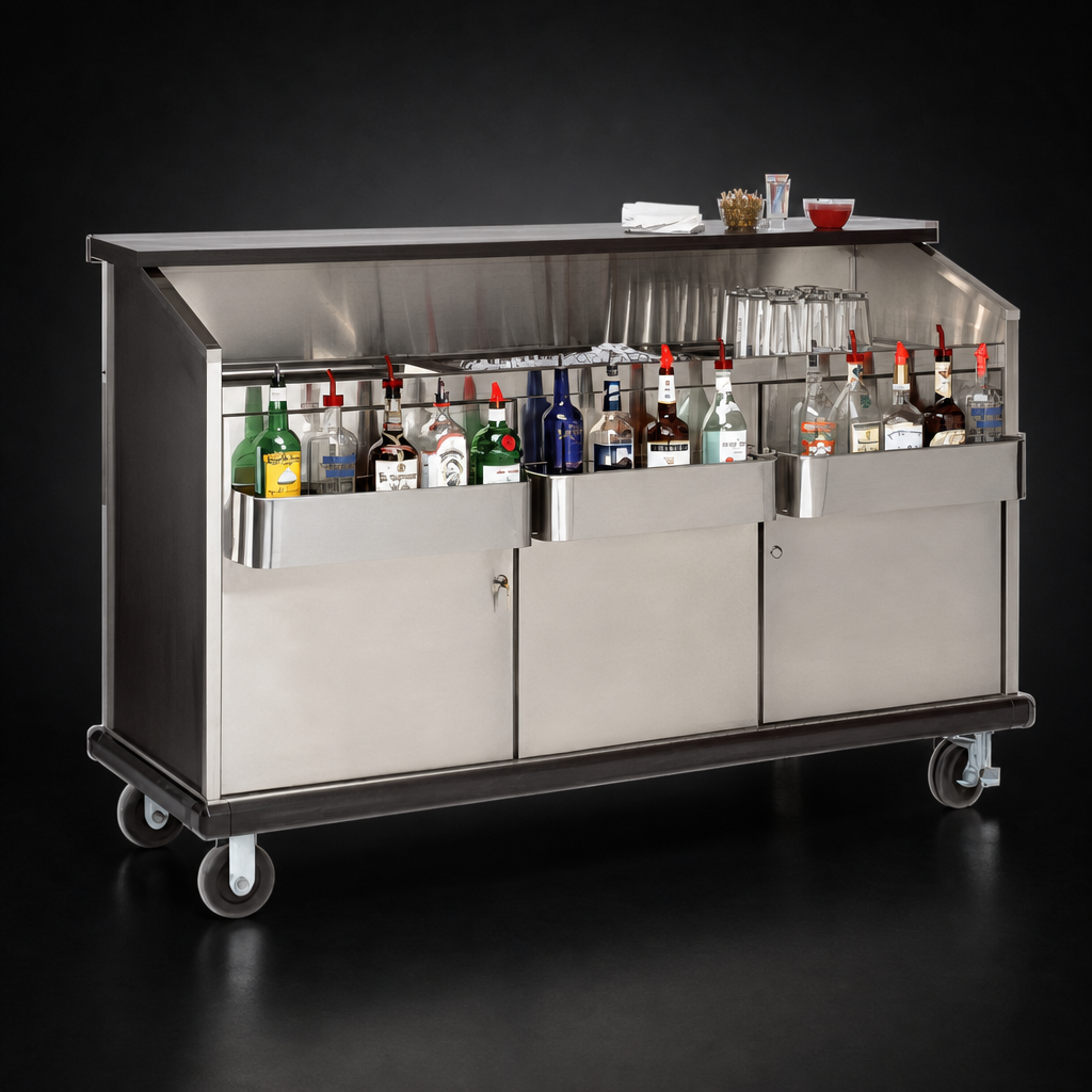 All Stainless Steel Bartender Side