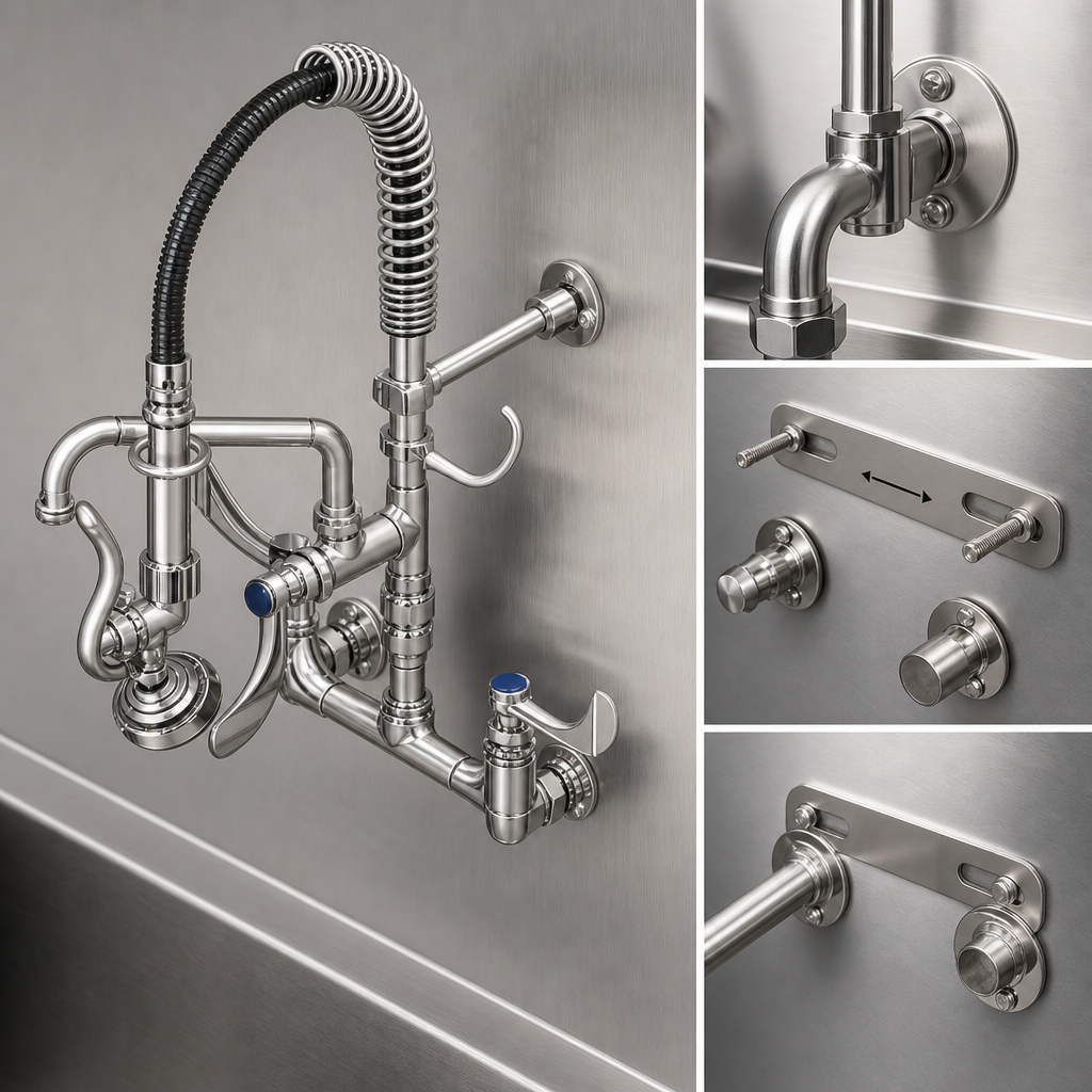 EasyInstall Wall Mount Mixing Faucet