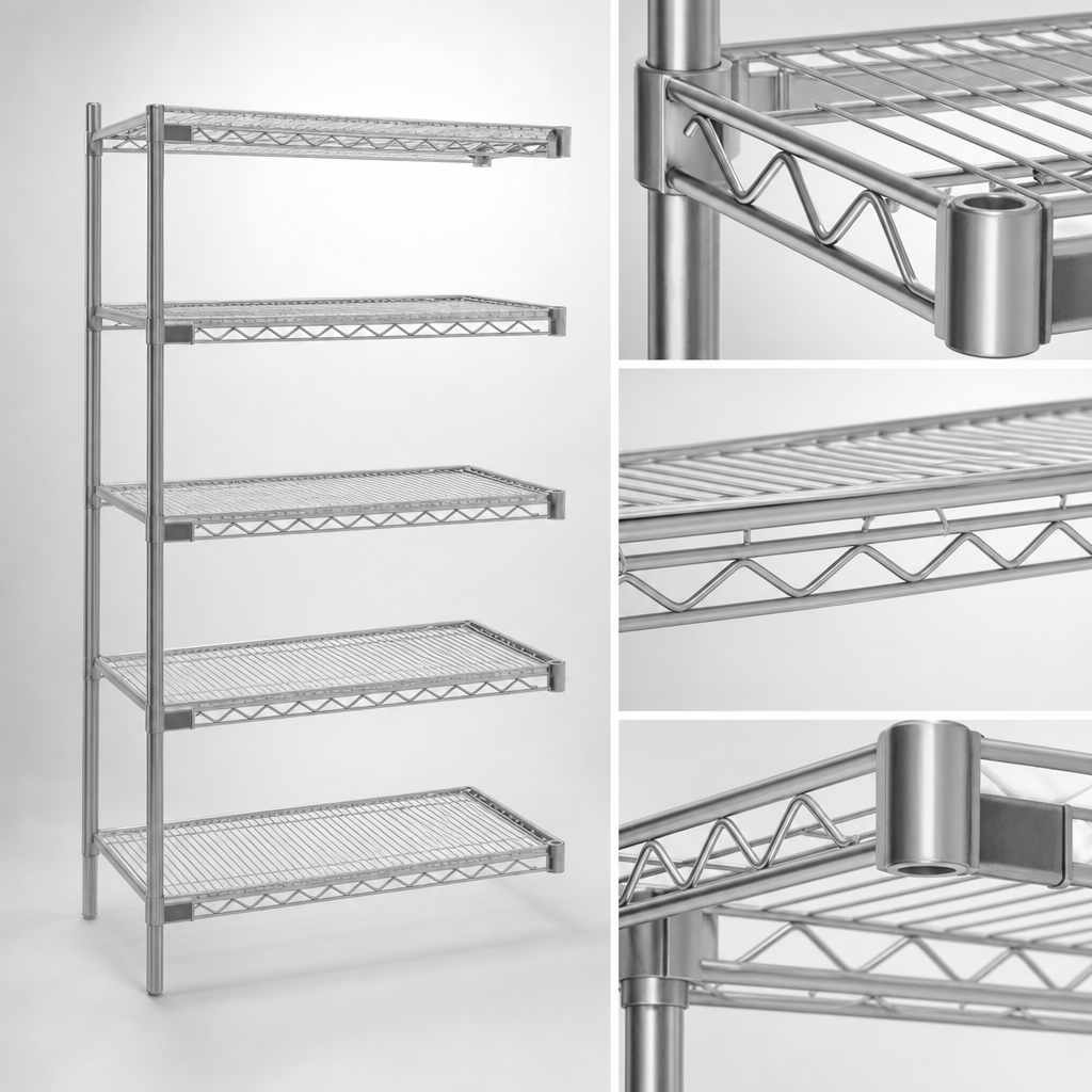 Patented QuadTruss Shelves