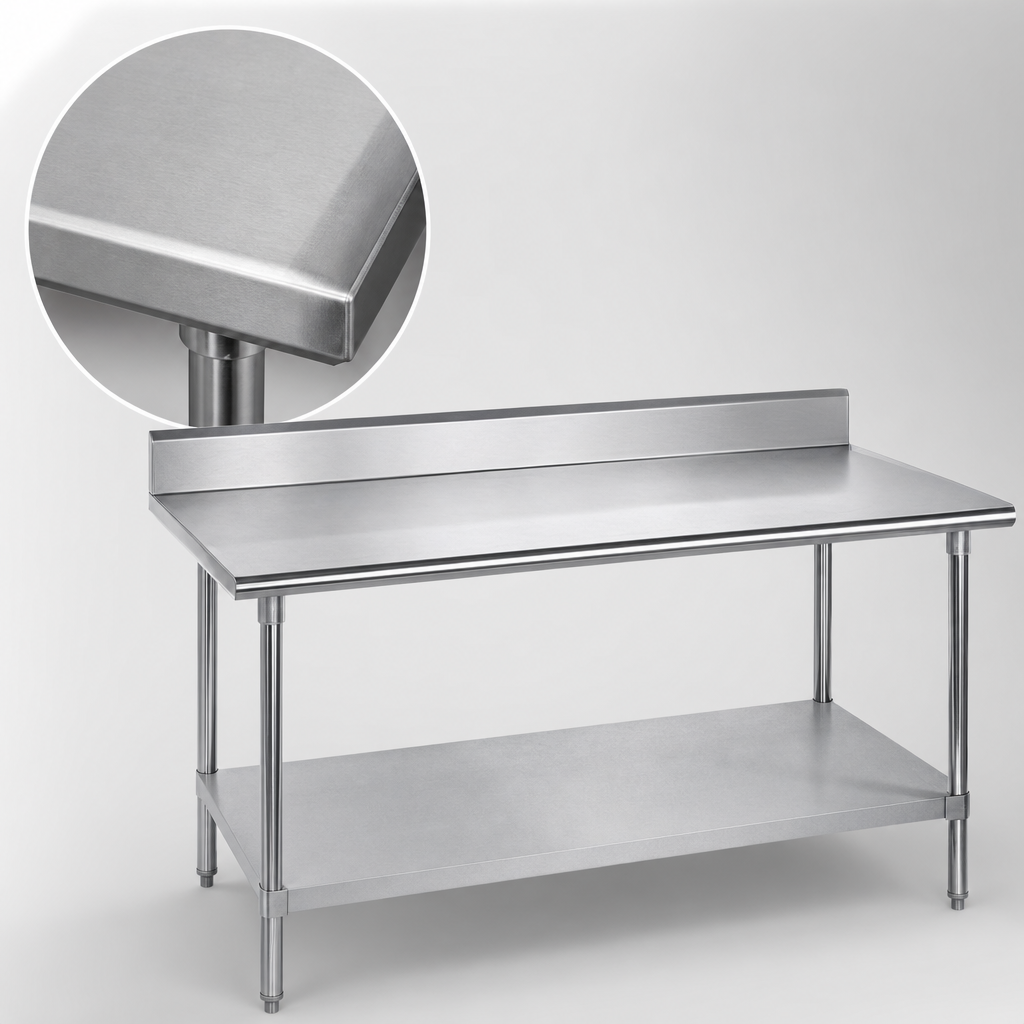 14-Gauge 304 Stainless Steel Top