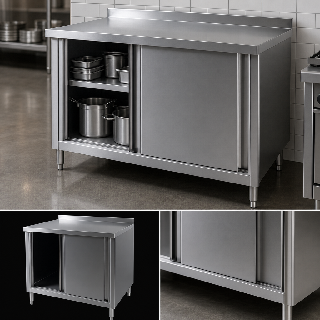 Cabinet Base with Sliding Doors