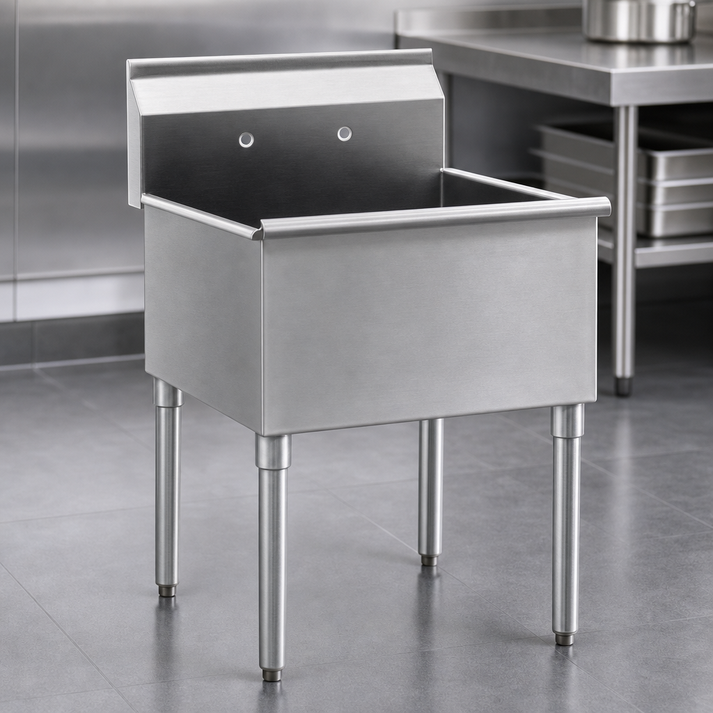 16-Gauge 304 Stainless Steel Construction