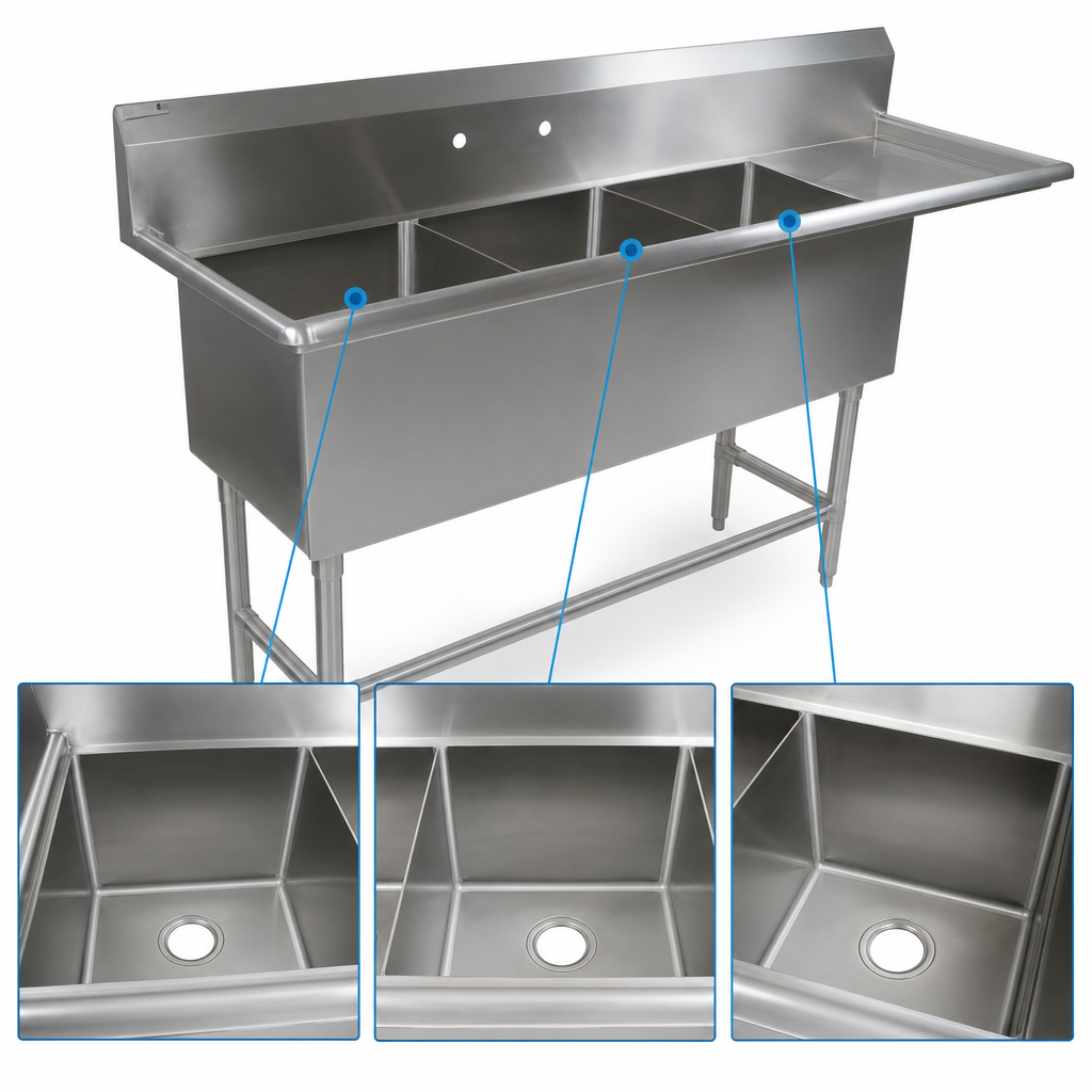 Three Large Compartments
