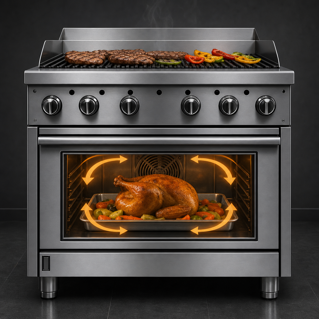 Convection Oven With 1/2 HP Blower Motor