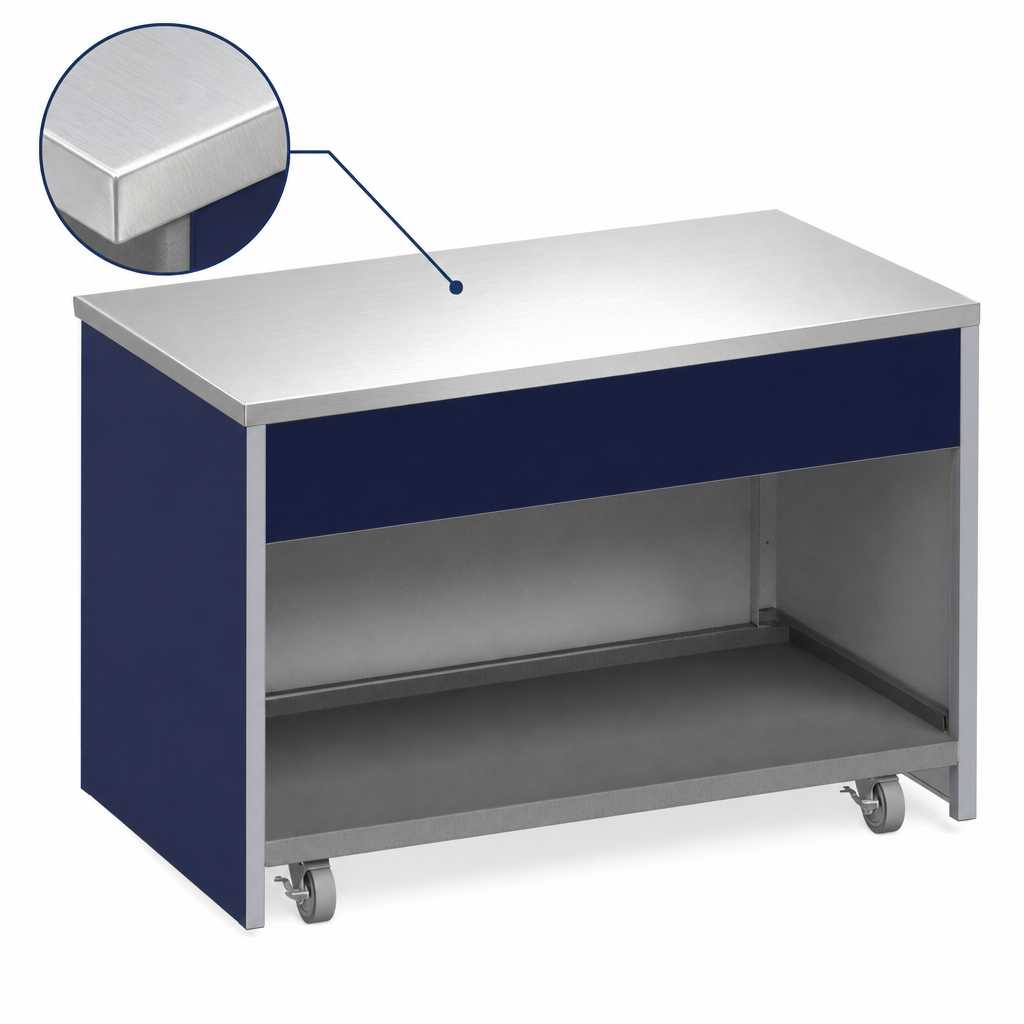 Heavy-Duty Stainless Steel Top