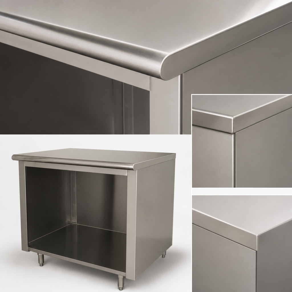 Sanitary Rolled Top Edges