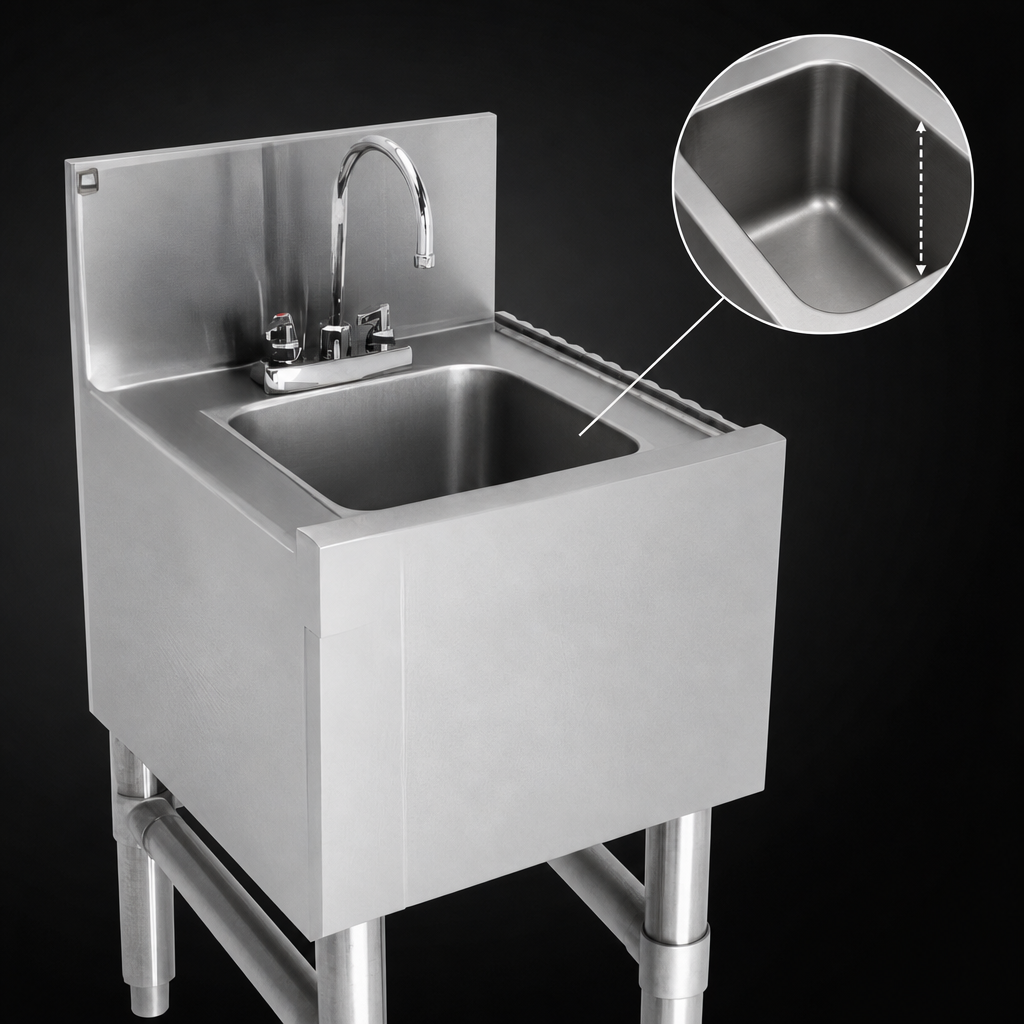 Deep Hand Sink Bowl