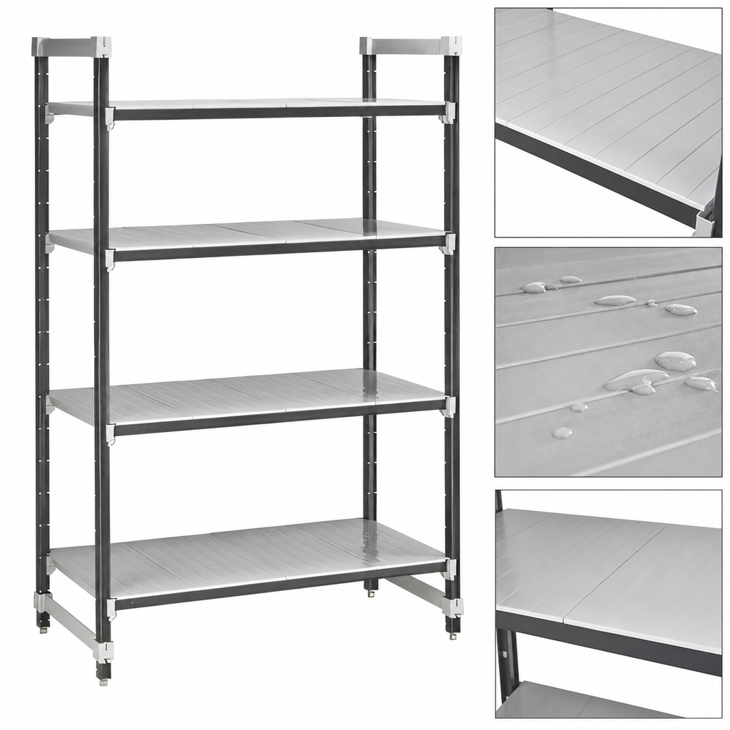 Solid Reinforced Polypropylene Shelf Plates