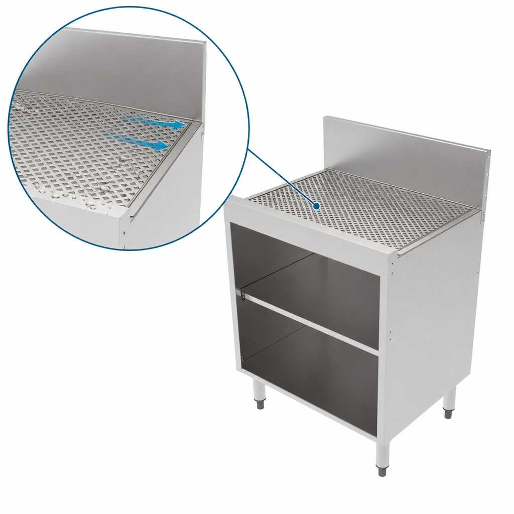 Pitched Drainboard Top