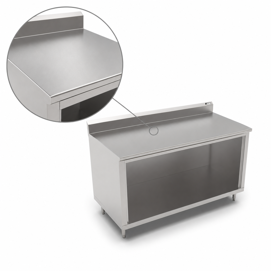 16-Gauge Stainless Steel Top