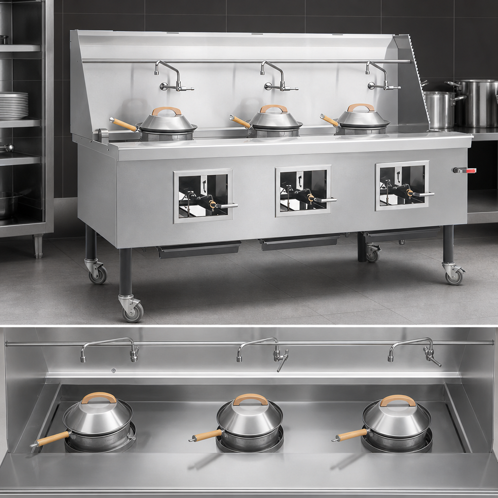 Three-Burner Configuration