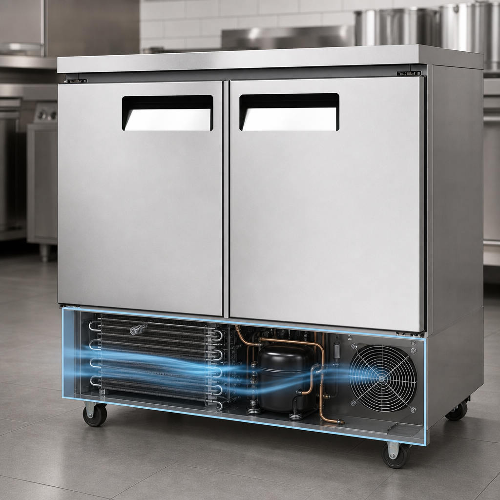 Bottom-Mount Self-Contained Refrigeration