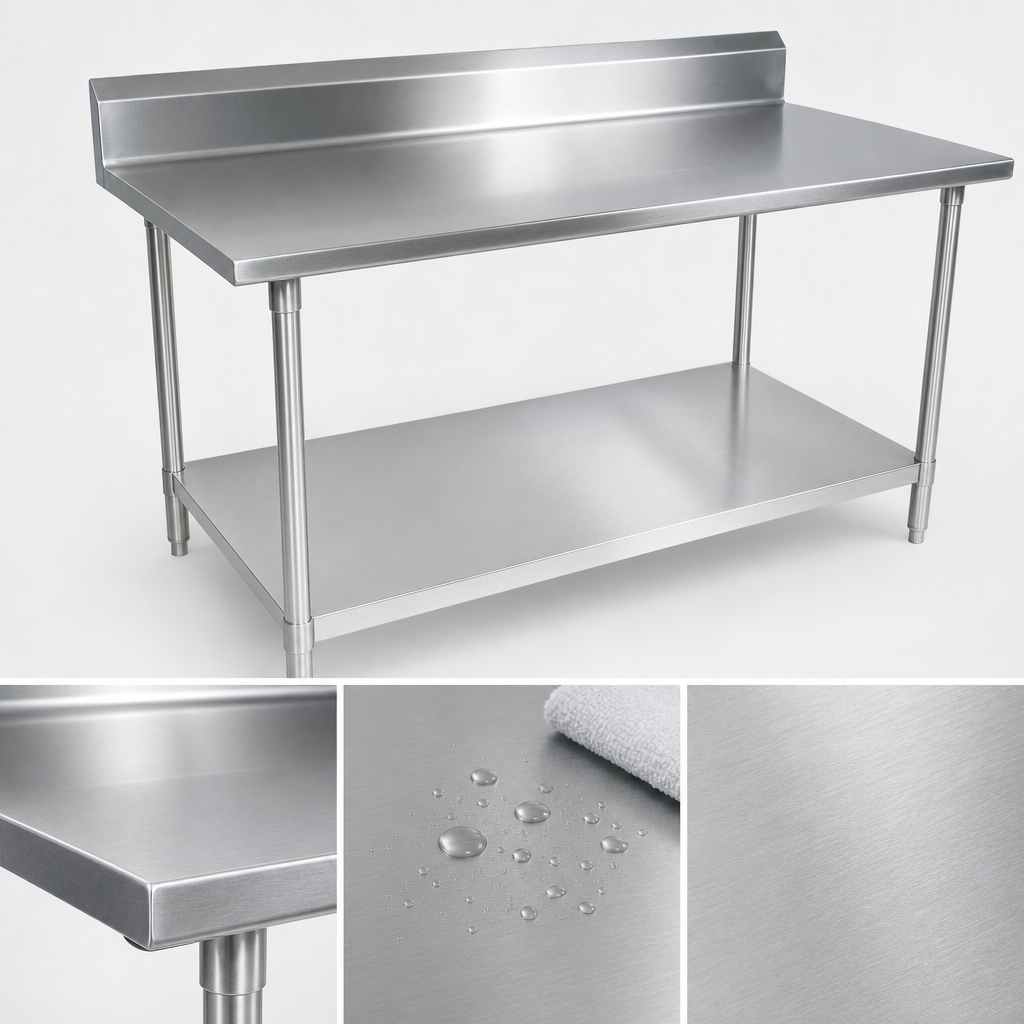 14-Gauge 300 Series Stainless Steel Top