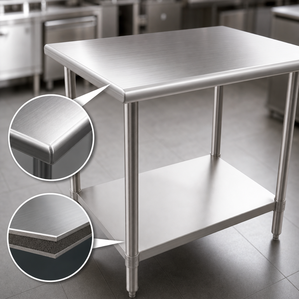 18-Gauge Type 430 Stainless Steel Top
