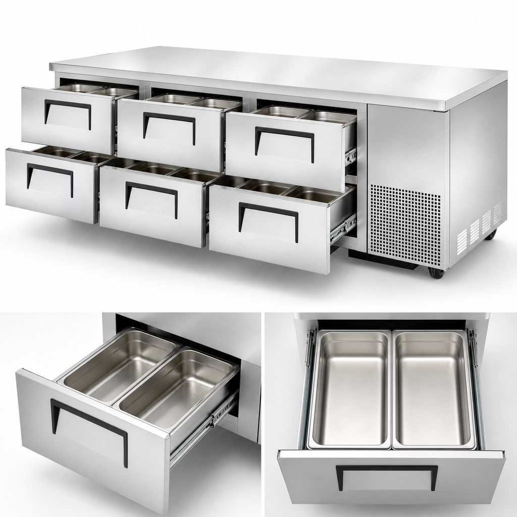 Pan-Compatible Drawer Capacity