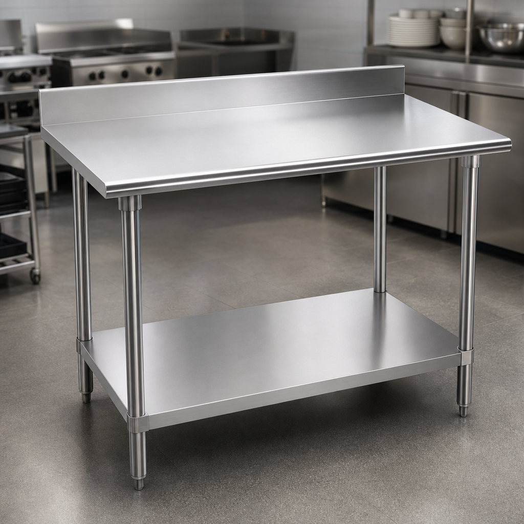 16-Gauge 304 Stainless Steel Top