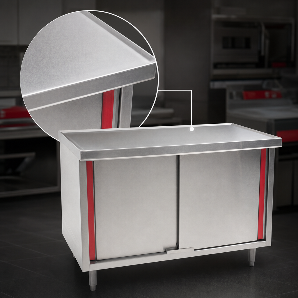 14-Gauge 304 Stainless Steel Top