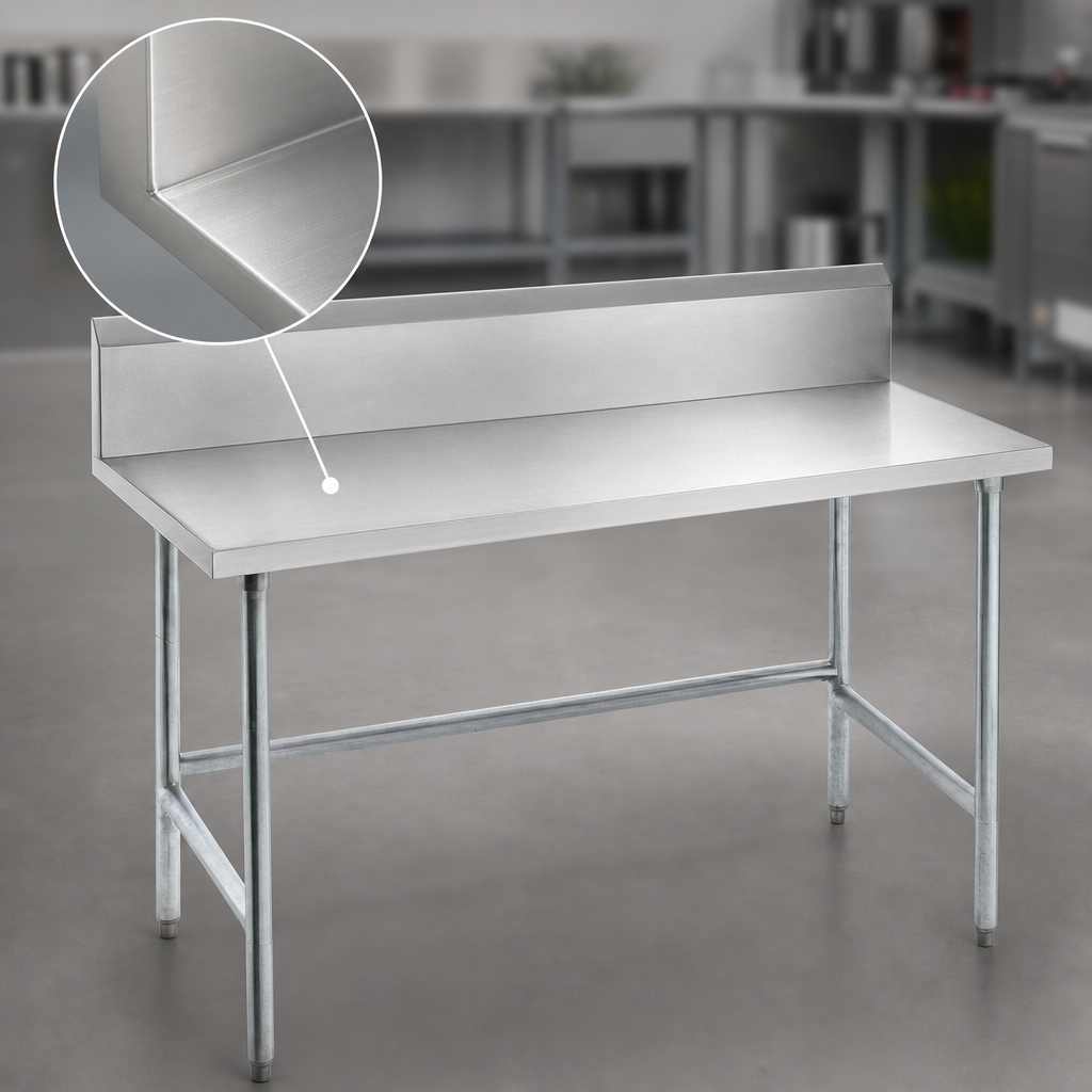 14-Gauge 304 Stainless Steel Top