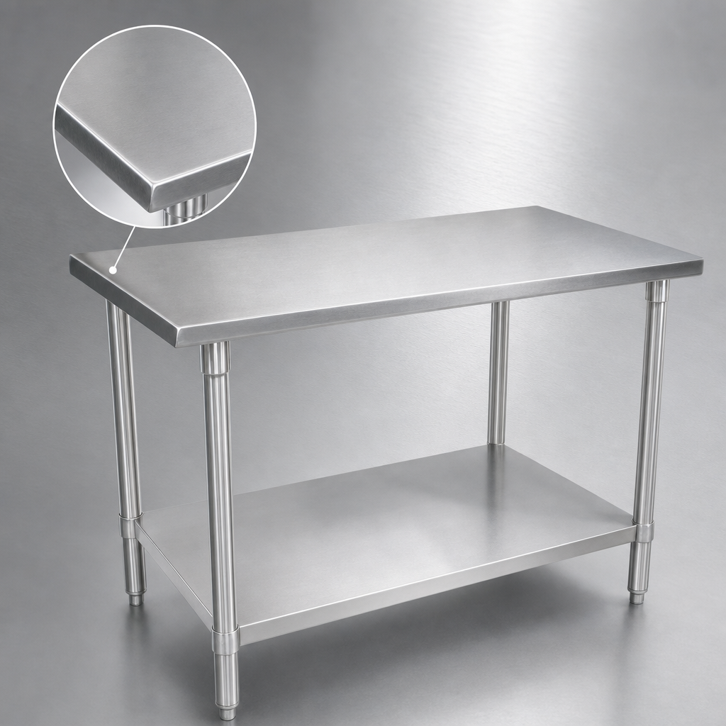 14-Gauge Stainless Steel Top