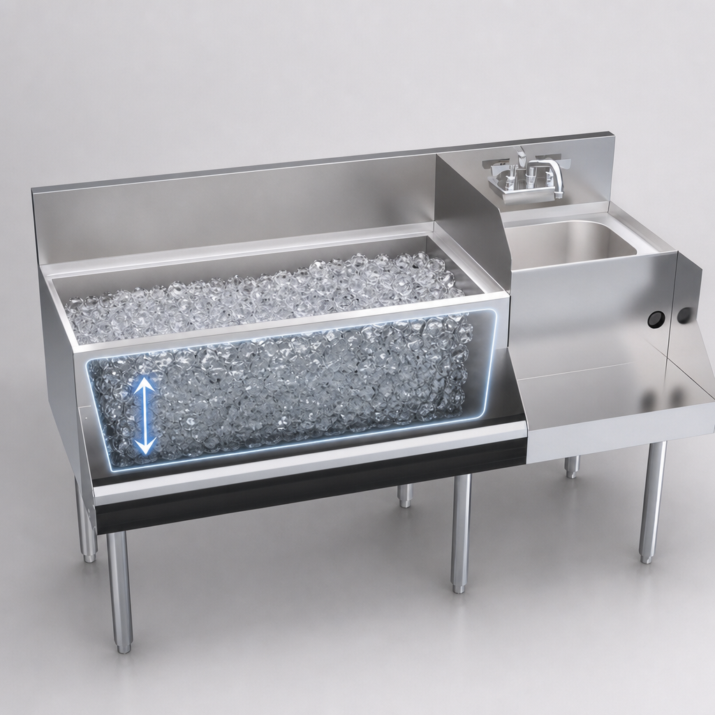 36-Inch Left Ice Bin