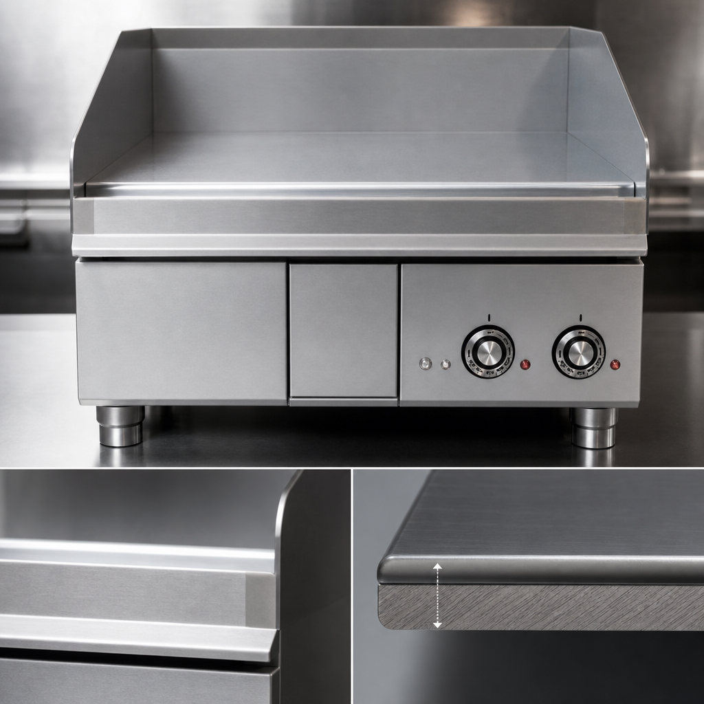 1-Inch Polished Steel Plate
