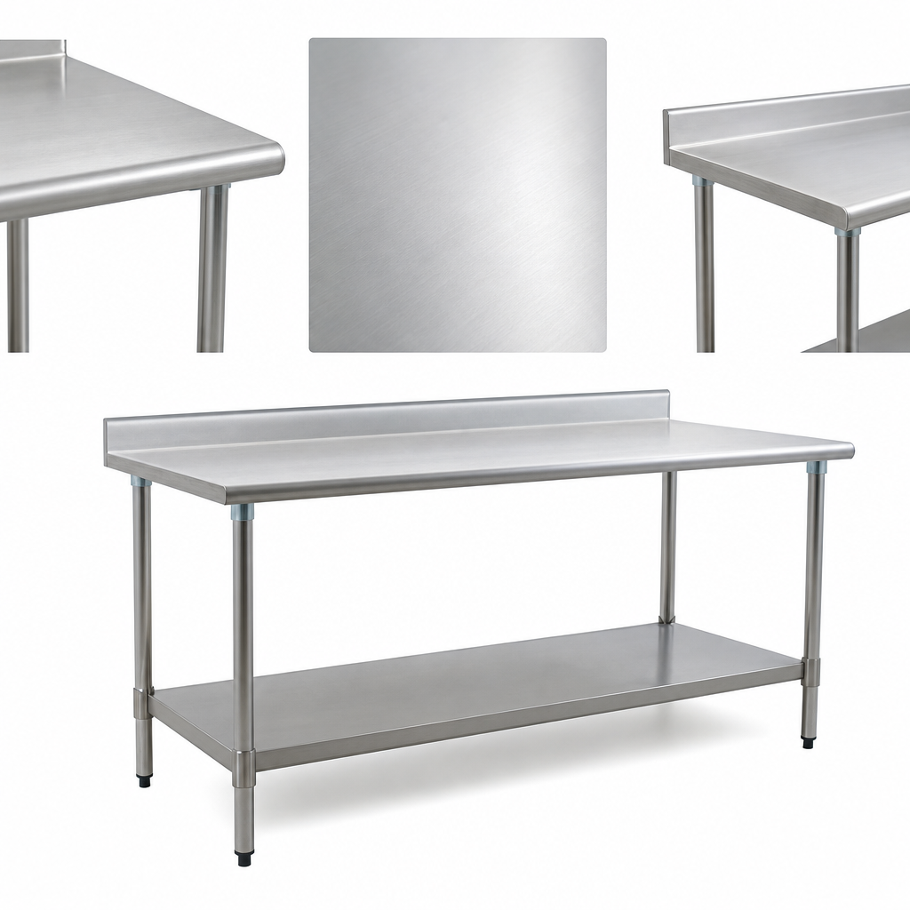 Heavy-Gauge 430 Stainless Steel Top