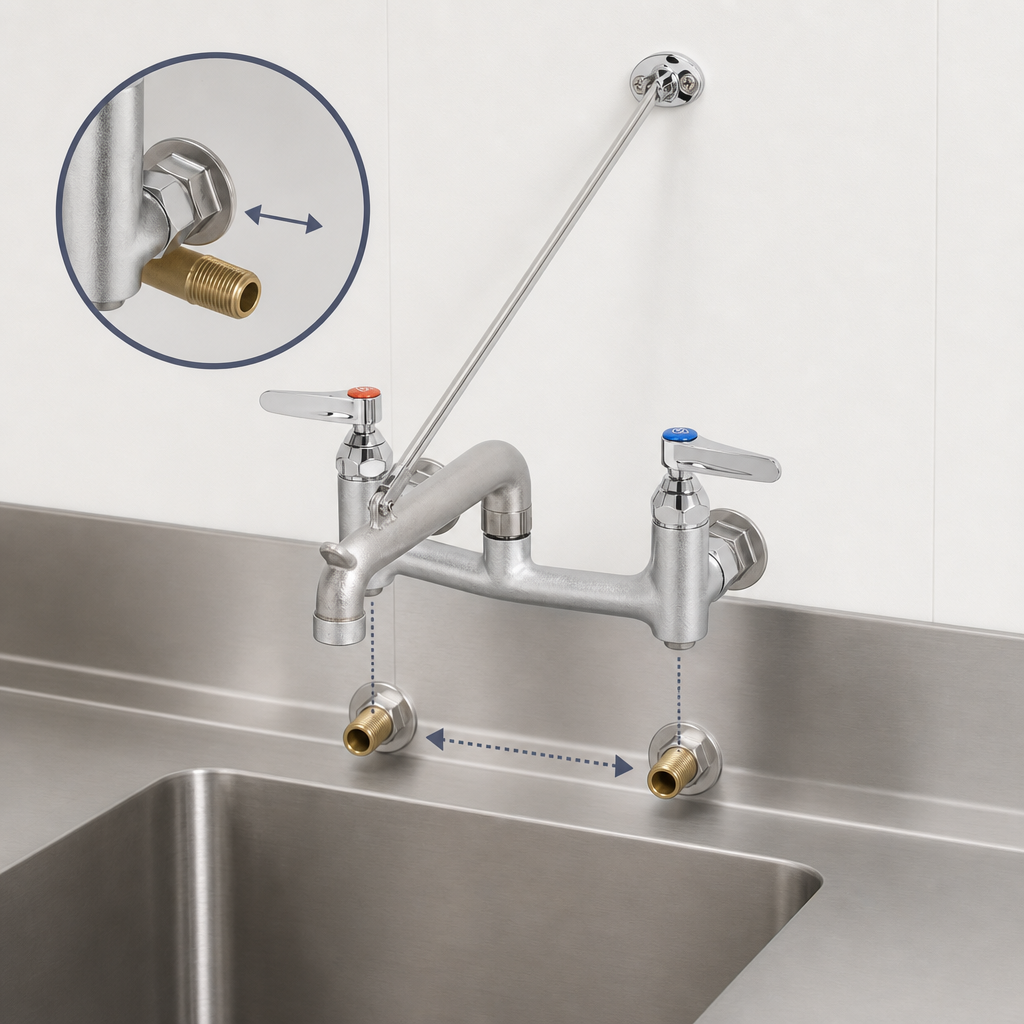 Adjustable 8-Inch Centers