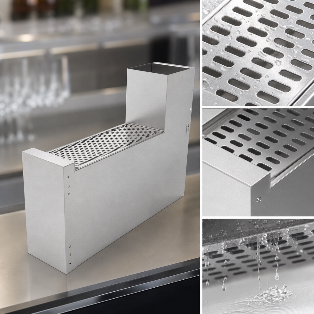 Drainboard Top with Perforated Insert