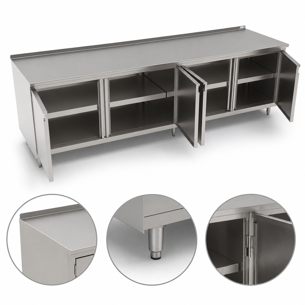 Cabinet Base With Hinged Doors