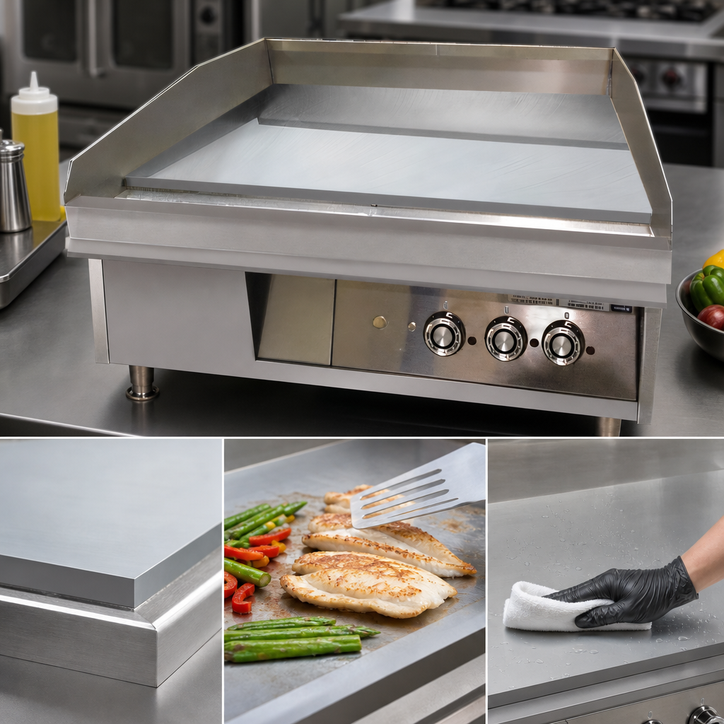 Chrome-Plated Griddle Plate