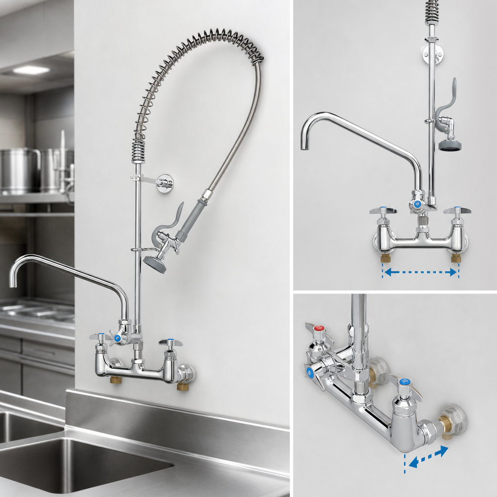 Adjustable Wall-Mount Faucet