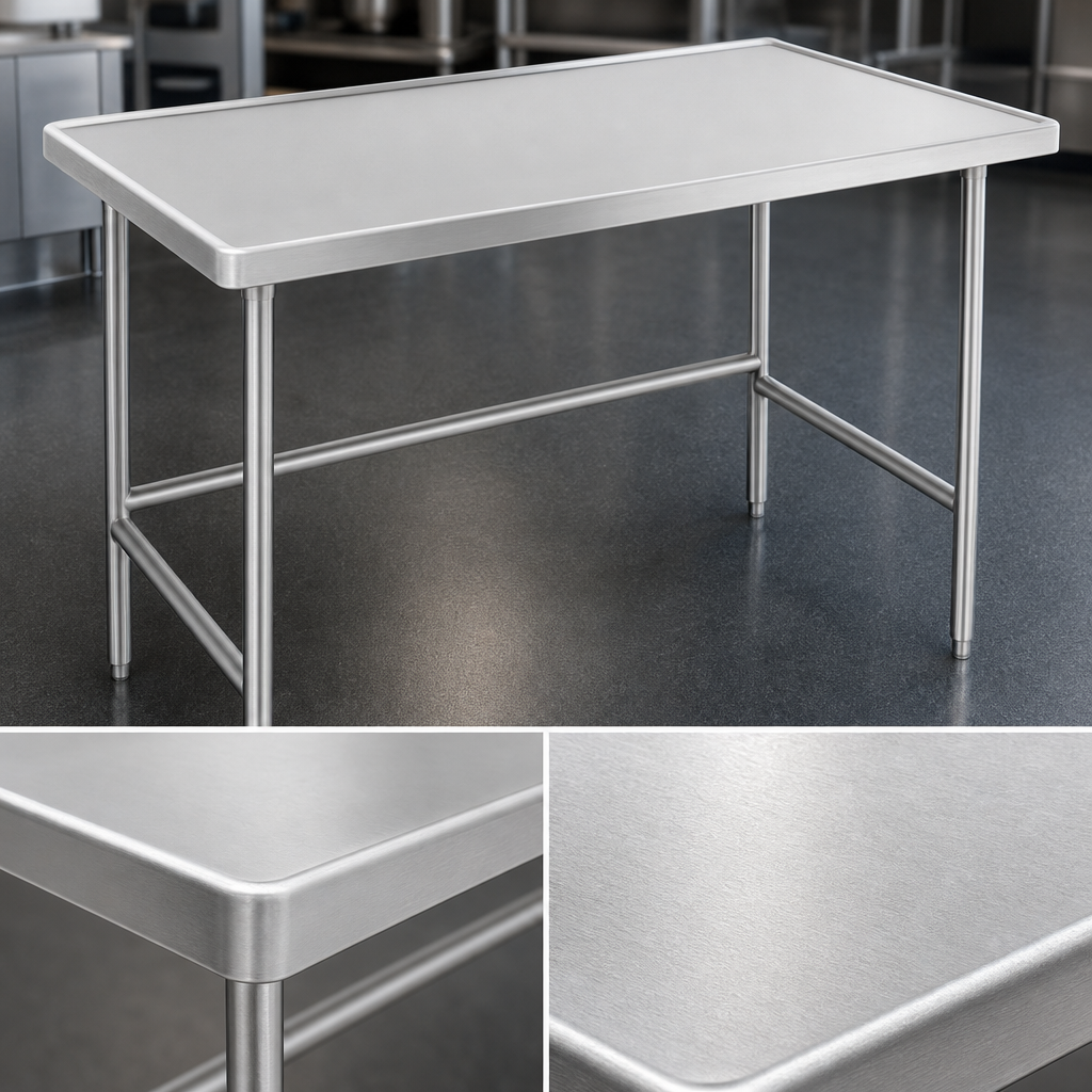 14-Gauge 304 Stainless Steel Top