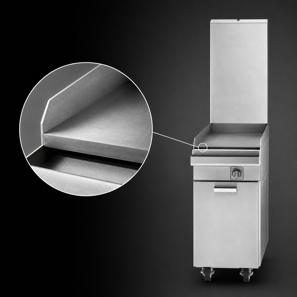 1-Inch Thick Steel Griddle Plate