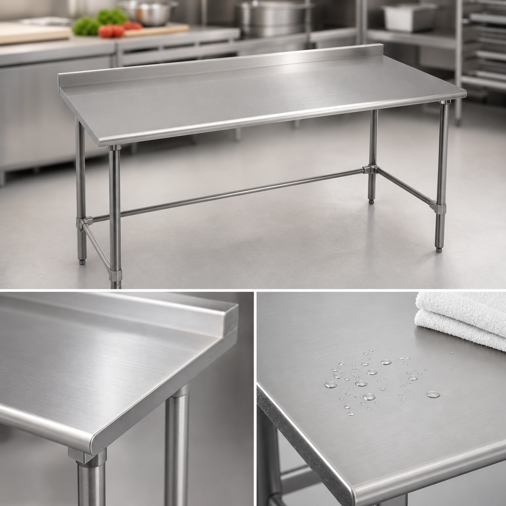 16-Gauge 300 Series Stainless Steel Top