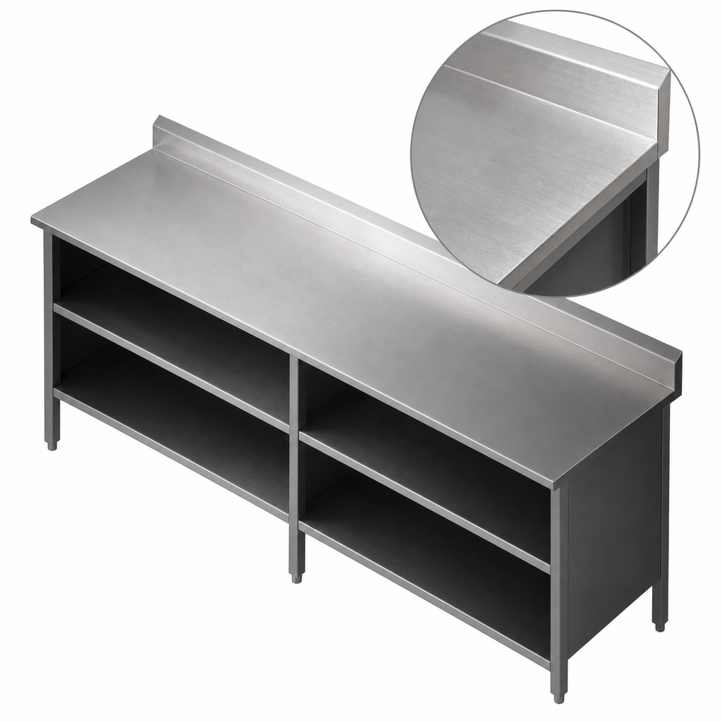 16-Gauge Stainless Steel Top