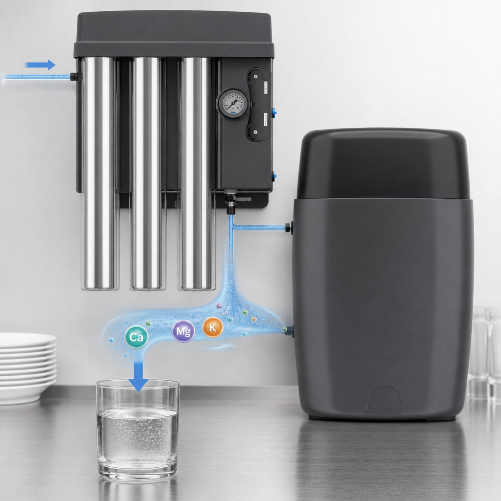 Reverse Osmosis With Mineral Addition