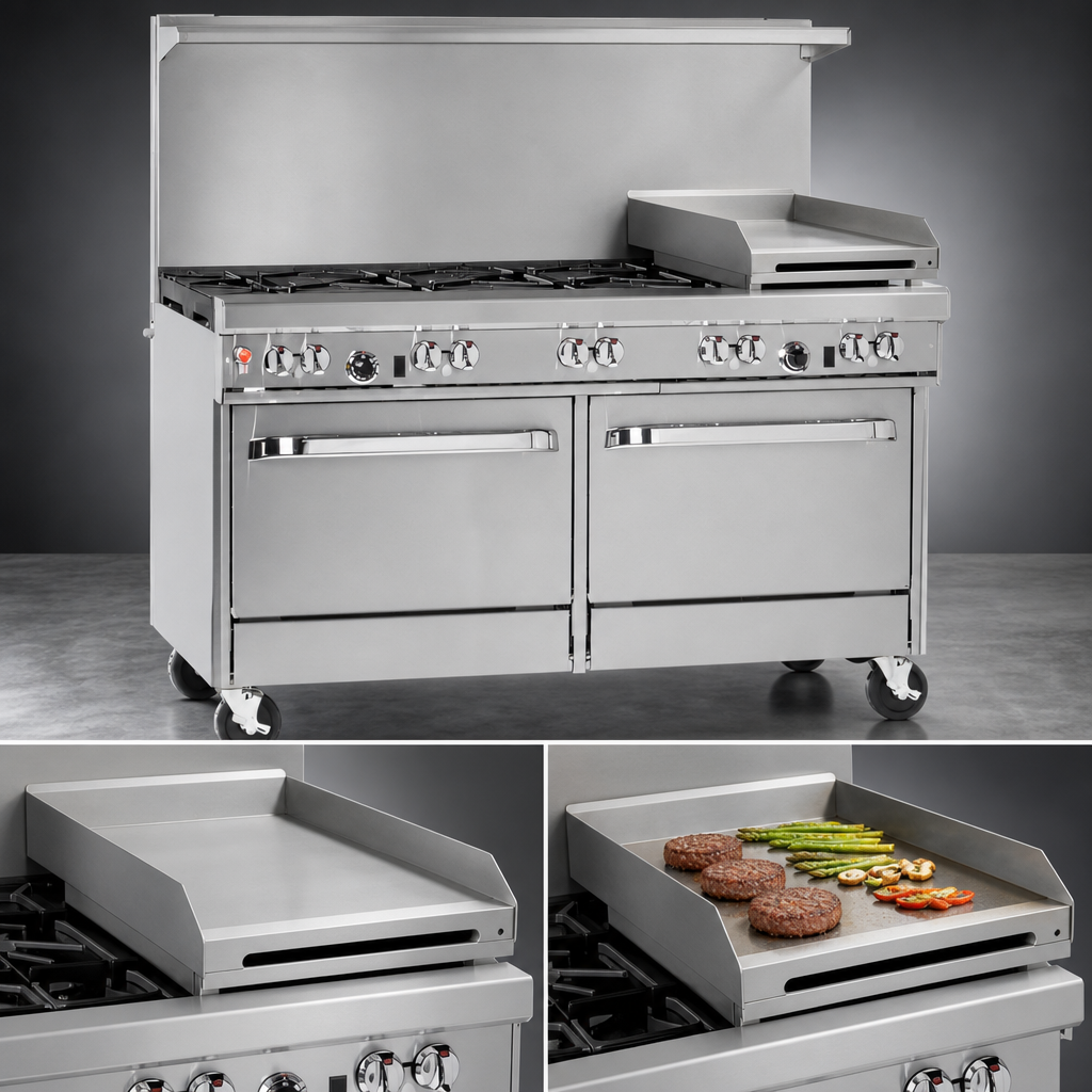 Raised Griddle/Broiler