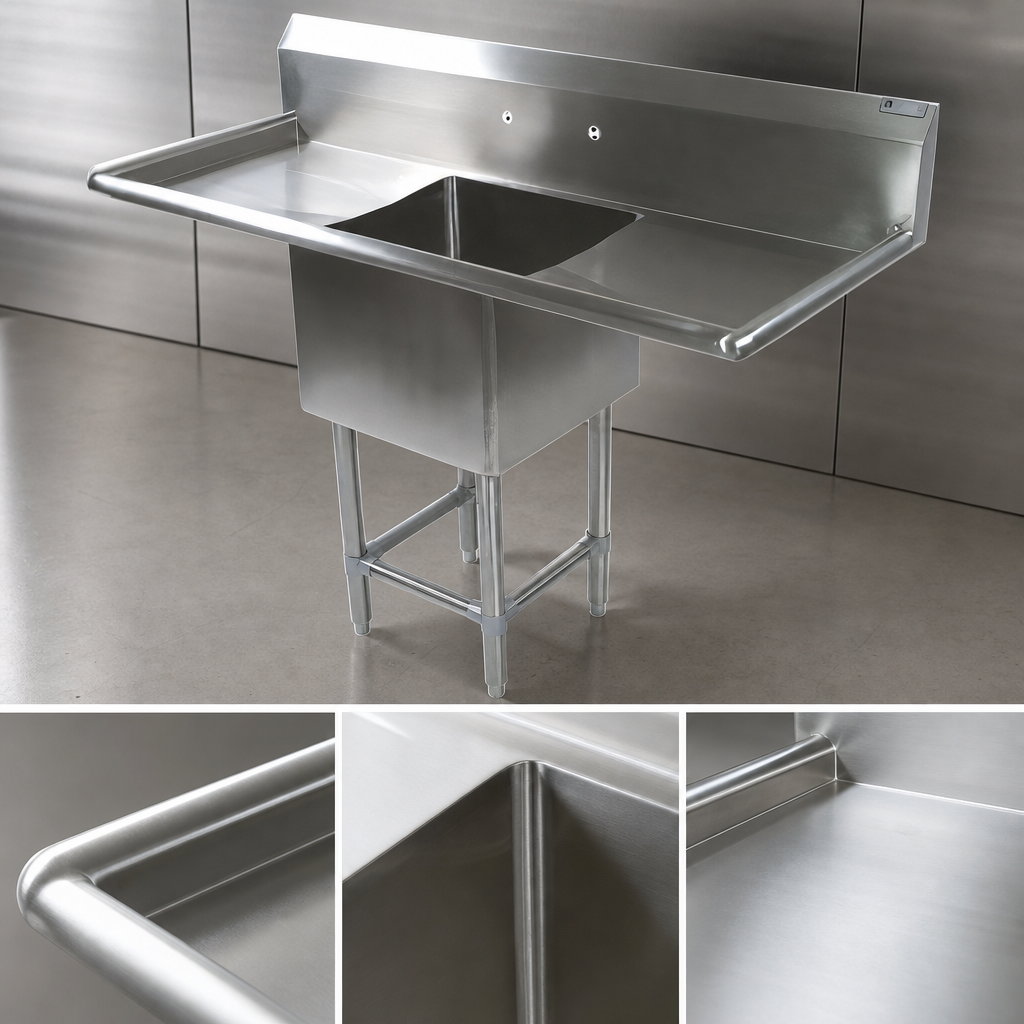 16-Gauge Type 300 Stainless Steel