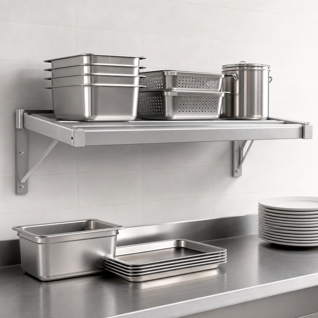 Heavy-Duty Wall-Mounted Shelf