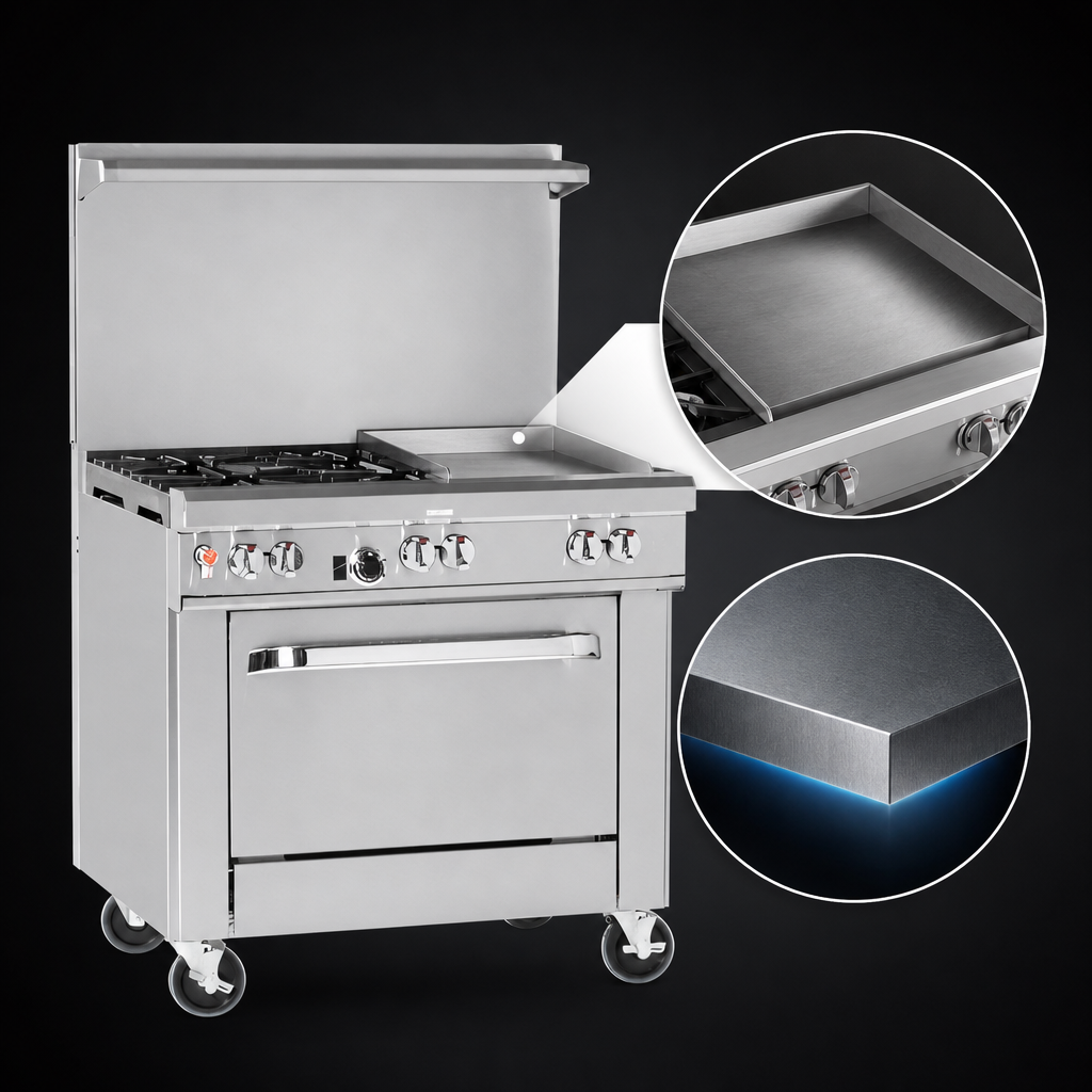 36-Inch Thermostatic Griddle